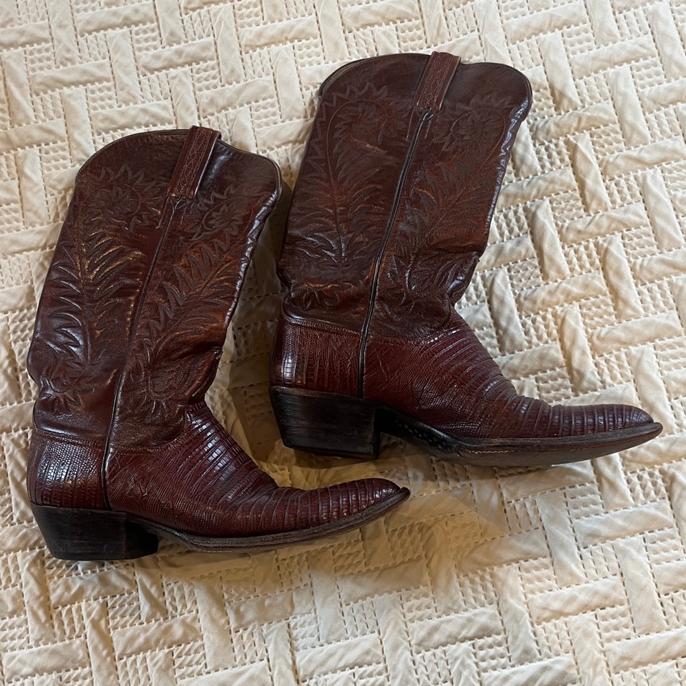 Lucchese Brown Western Boots